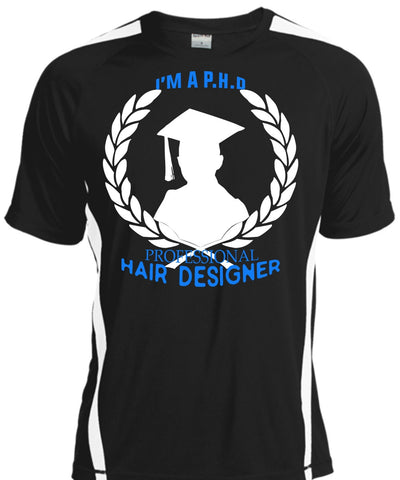 A black t-shirt with the shopify logo