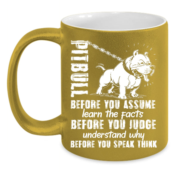 Pitbull Coffee Mug, Funny Gift For Pitbull Lovers Coffee Cup