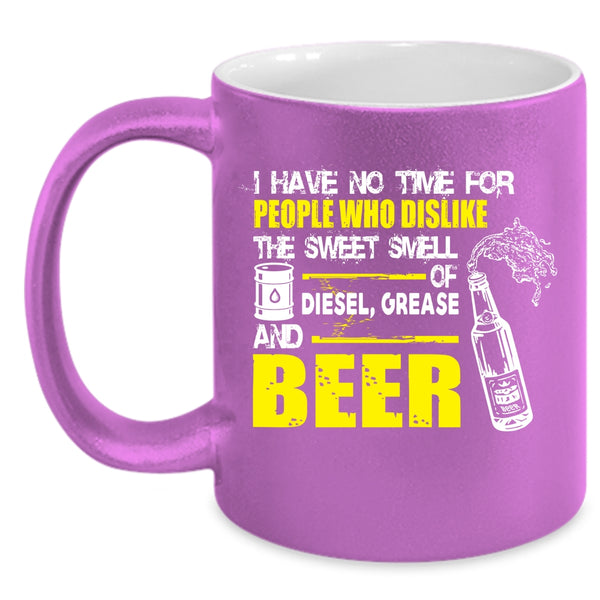 The Sweet Smell Of Beer Coffee Mug, Funny Beer Drinker Coffee Cup