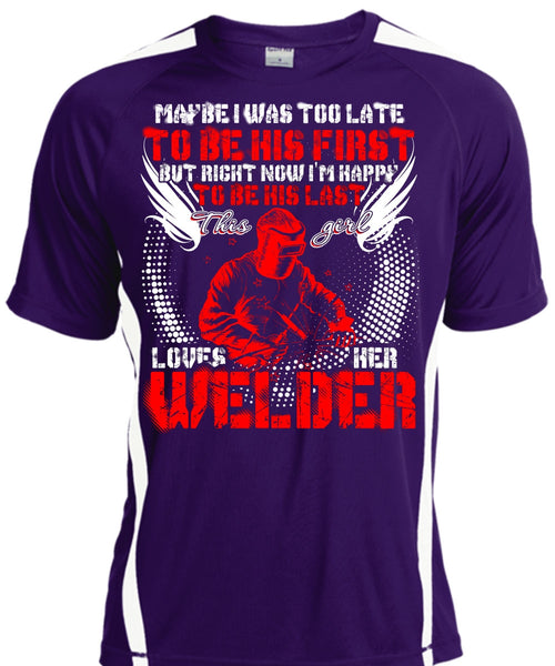 This Girl Loves Her Welder T Shirt, I'm Happy T Shirt, Cool Shirt