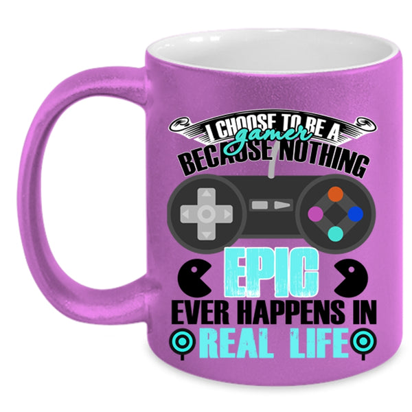 Proud To Be A Gamer Coffee Mug, I Choose To Be A Gamer Accent Mug