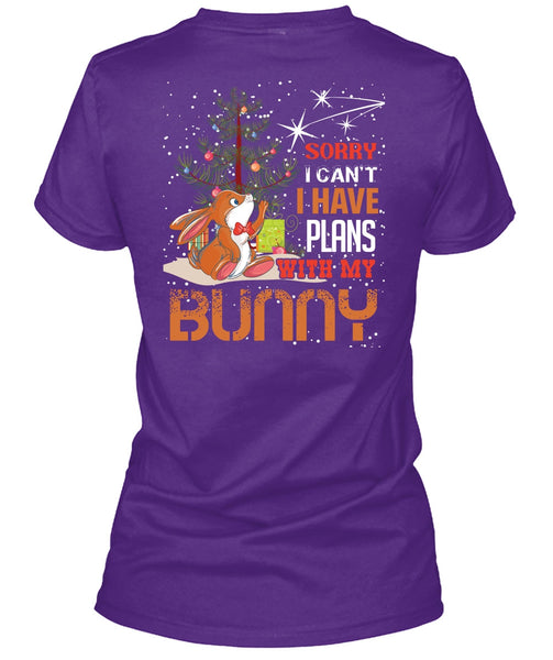 I Have Plans With My Bunny T Shirt, I Love Christmas T Shirt