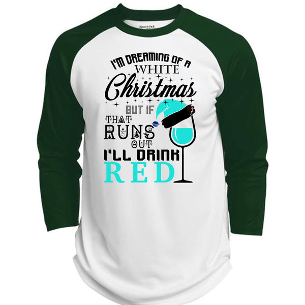 I'm Dreaming Of A White Christmas T Shirt, Happy New Year T Shirt, Awesome T-Shirts  (Polyester Game Baseball Jersey)