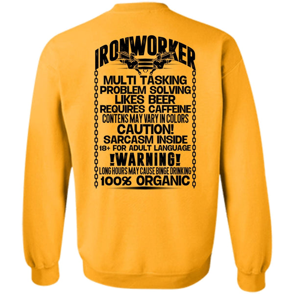 I Love Ironworker T Shirt, Ironworker Multitasking Sweatshirt