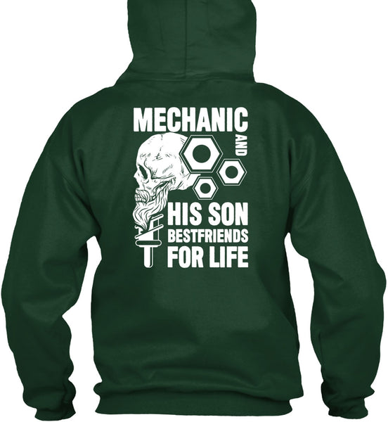 Mechanic And His Son Best Friend T Shirt, Being A Mechanic T Shirt