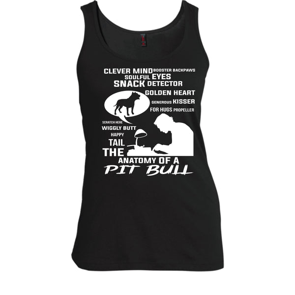 Happy Tail The Anatomy Of A Pit Bull Shirt, Cool Dog Shirt