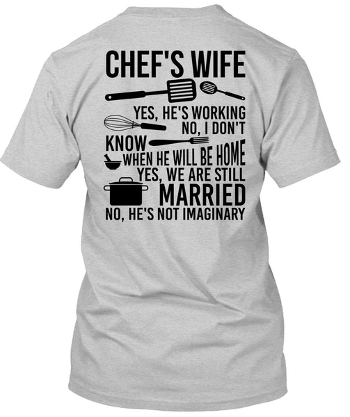 Chef's Wife T Shirt, I Love Wife T Shirt