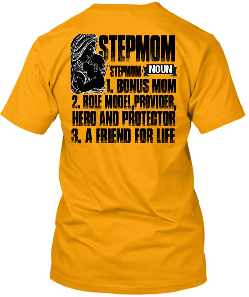 Step Mom T Shirt, I Love Mom T Shirt
