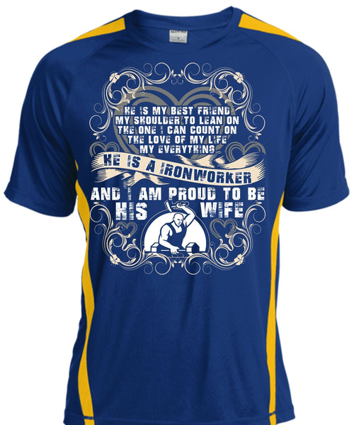 Proud To Be His Wife T Shirt, Being An Ironworker T Shirt, Cool Shirt