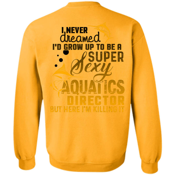 Being A Director T Shirt, I'd Grow Up To Be An Aquatics Director Sweatshirt