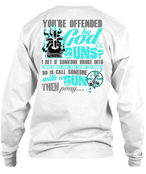 God And Guns T Shirt, I Love Gun T Shirt