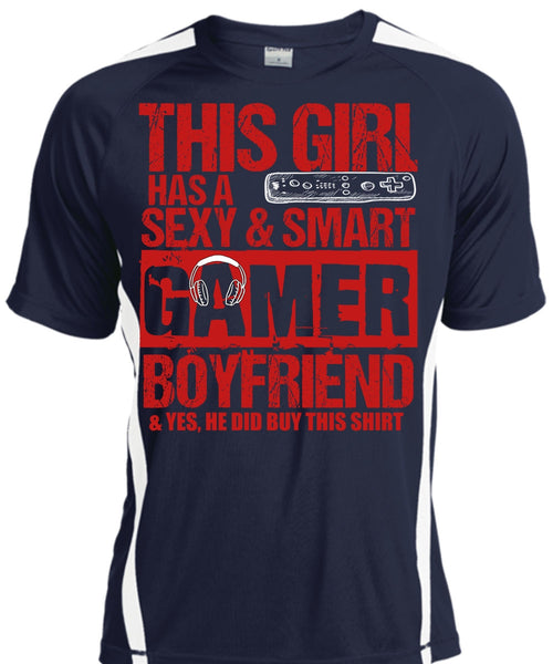 This Girl Has A Smart Gamer Boyfriend T Shirt, Being A Gamer T Shirt, Cool Shirt