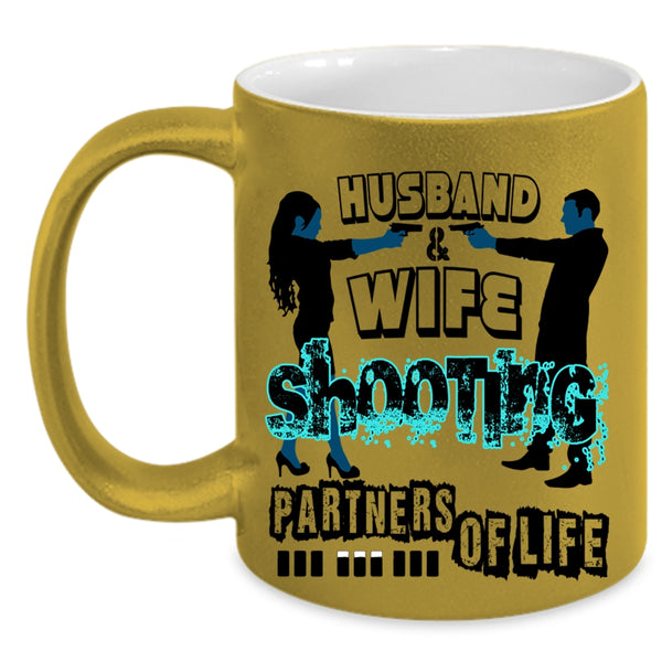 Shooting Partners Of Life Coffee Mug, Husband And Wife Accent Mug
