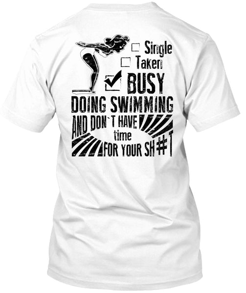 A black t-shirt with the shopify logo