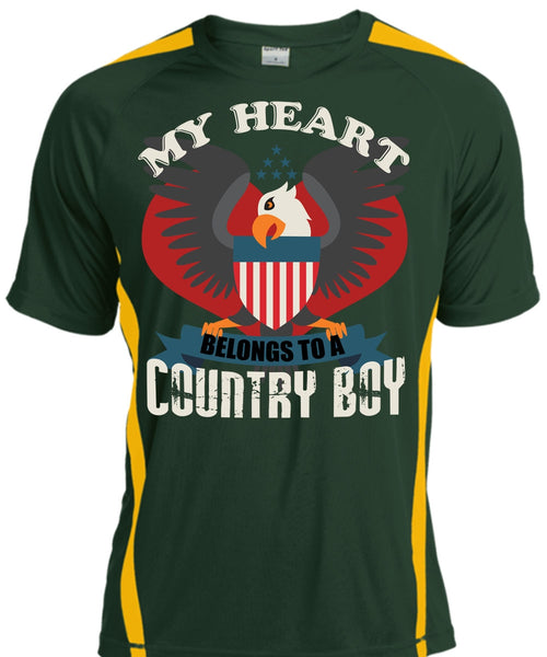My Heart Belongs To A Country Boy T Shirt, Being A Veteran T Shirt, Cool Shirt