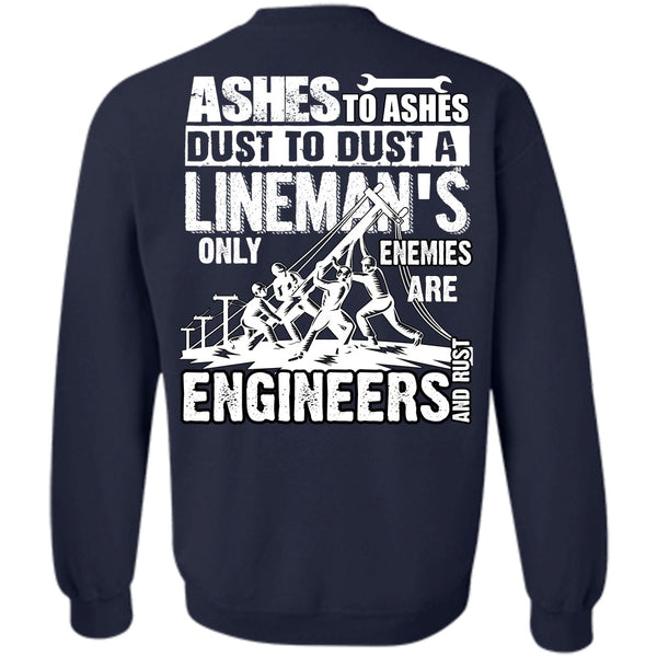 Engineers And Rust T Shirt, I Love Lineman Sweatshirt