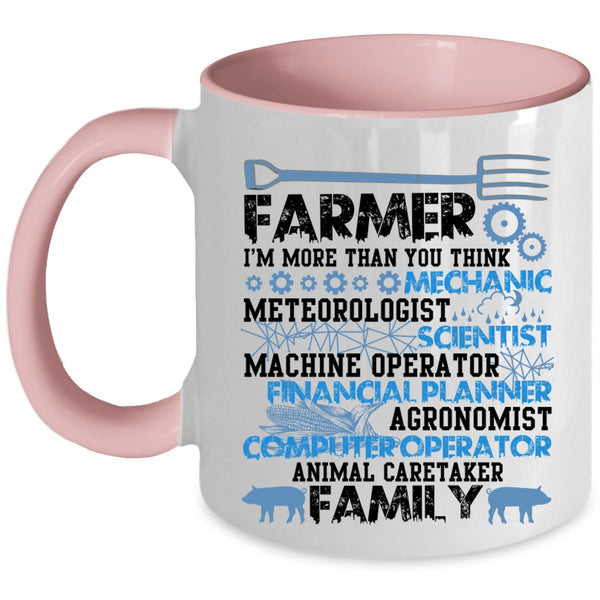 Animal Caretaker Family Coffee Mug, Farmer Accent Mug