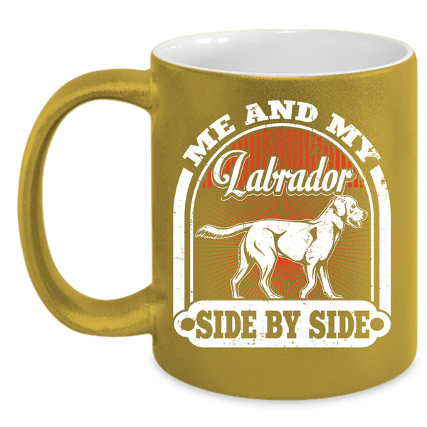 Me And My Labrador Side By Side Coffee Mug, I Love My Labrador Coffee Cup