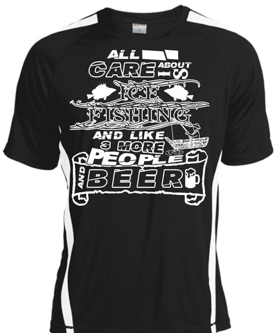 A black t-shirt with the shopify logo