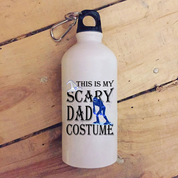 This Is My Scary Dad Costume 20 oz Stainless Steel Bottle,Scary Halloween Outdoor Sports Water Bottle