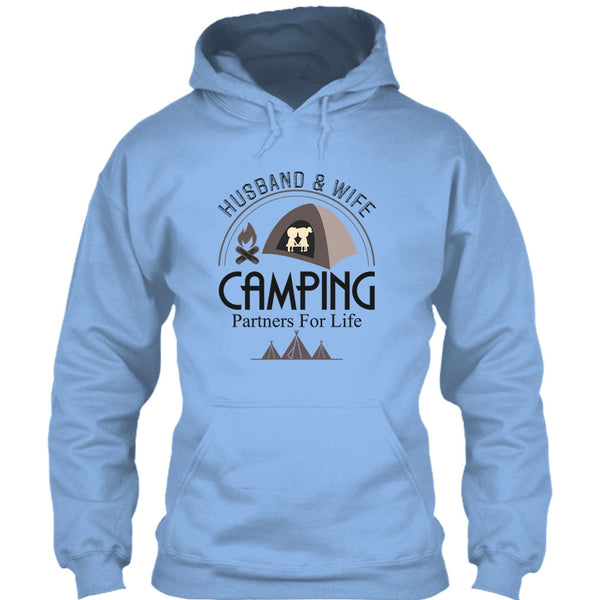 Husband & Wife T Shirt, Coolest Camping Couple T Shirt