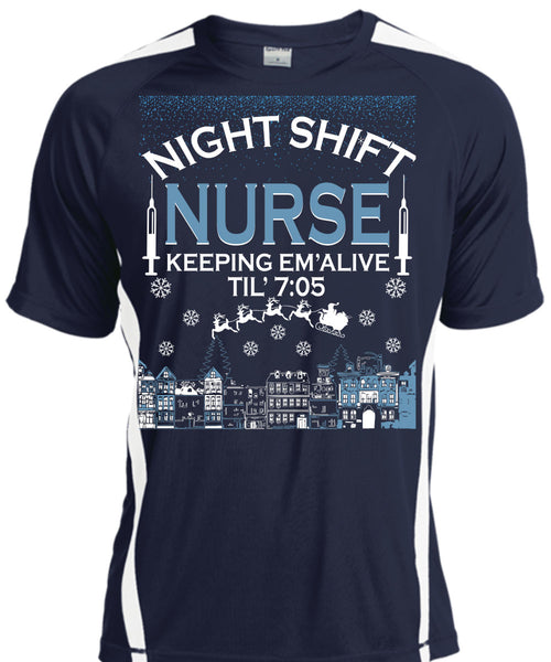 Night Shift Nurse Keeping T Shirt, This Girl Loves Christmas T Shirt, Cool Shirt