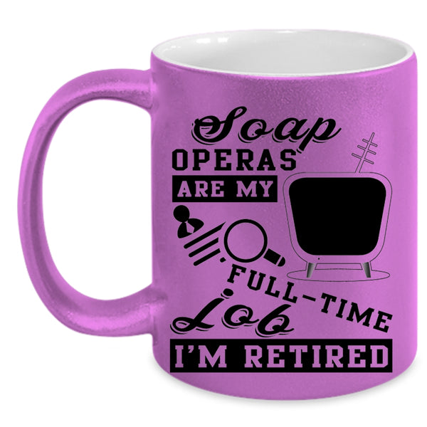 Cool Gift For Grandparent Coffee Mug, I'm Retired Accent Mug