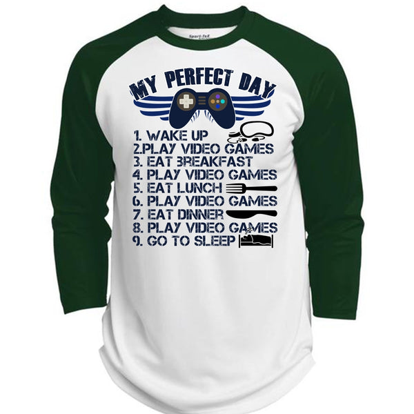 Play Video Games T Shirt, I Love Gaming T Shirt, Awesome T-Shirts  (Polyester Game Baseball Jersey)