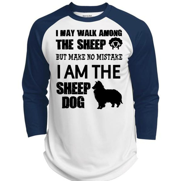 I Am The Sheep Dog Shirt, Favorite T Shirt  (Polyester Game Baseball Jersey)