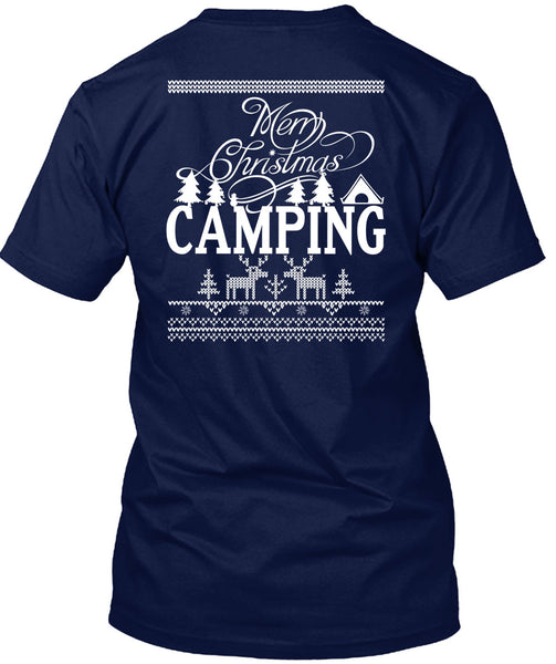 Merry Christmas Camping T Shirt, This Girl Loves Christmas T Shirt