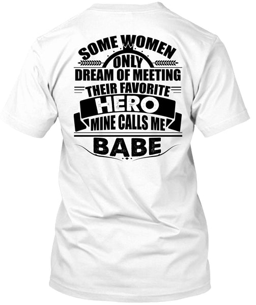 A black t-shirt with the shopify logo