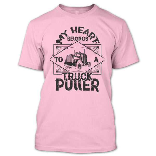 My Heart Belongs T Shirt, Coolest Trucker Ever T Shirt