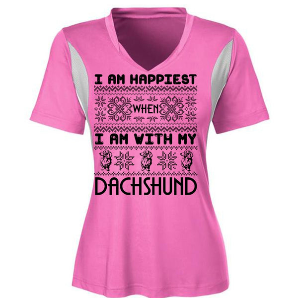 I Am With My Dachshund T Shirt, I Love My Dog T Shirt, Awesome T-Shirts