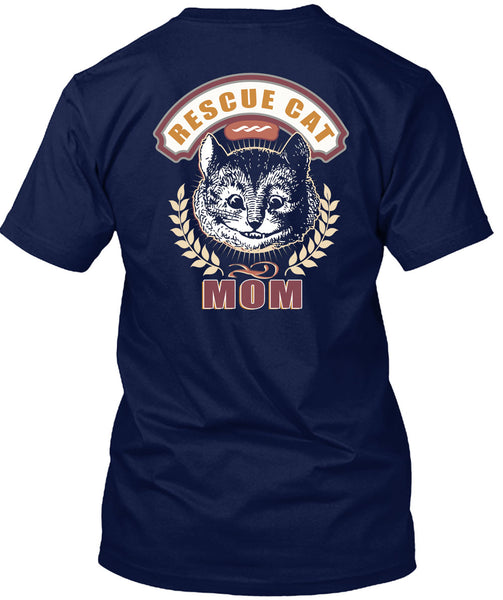 Rescue Cat Mom T Shirt, I Love My Cat T Shirt