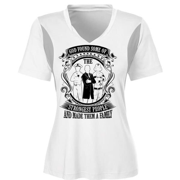 God Found Some Of The Strongest People T Shirt, I Love Police T Shirt, Awesome T-Shirts