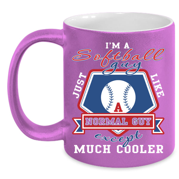 I'm A Softball Guy Coffee Mug, Best Gift For My Son Coffee Cup