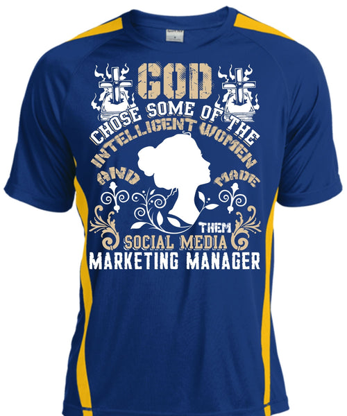 Social Media Marketing Manager T Shirt, Intelligent Women T Shirt, Cool Shirt
