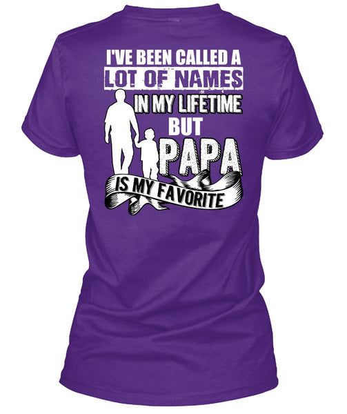 Papa Is My Favorite T Shirt, Being A Dad T Shirt