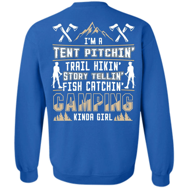 I'm A Tent Pitching T Shirt, I Love Camping Sweatshirt