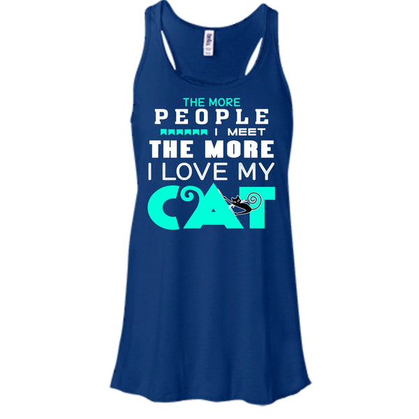 The More People I Meet The More I Love Cat Shirt, Cool Cat Shirt