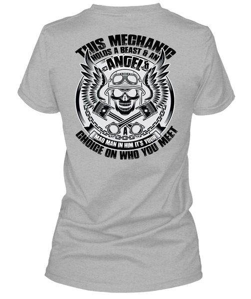 This Mechanic Holds A Beast T Shirt, I Love Mechanic T Shirt