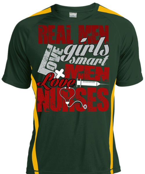 Real Men Love Girls T Shirt, Smart Men Love Nurses T Shirt, Cool Shirt