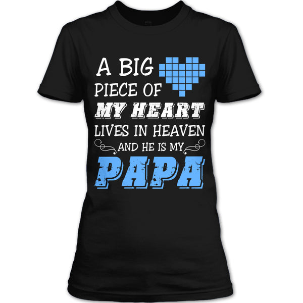 A black t-shirt with the shopify logo