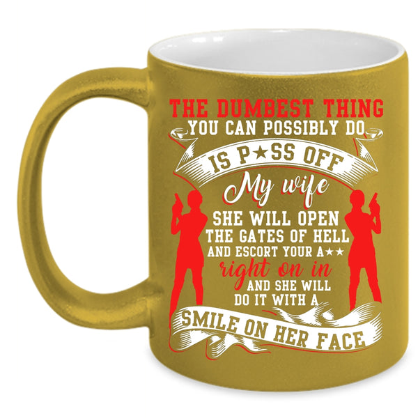 My Wife Coffee Mug, Cool Gift For My Husband Coffee Cup