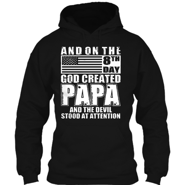 A black t-shirt with the shopify logo