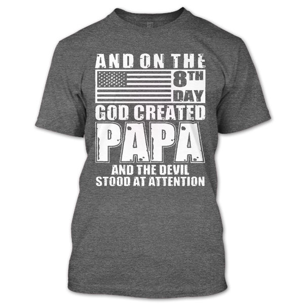 A black t-shirt with the shopify logo