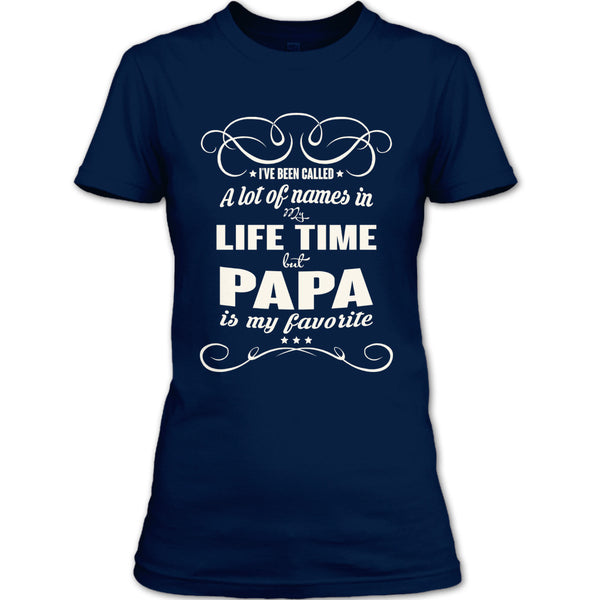 A black t-shirt with the shopify logo