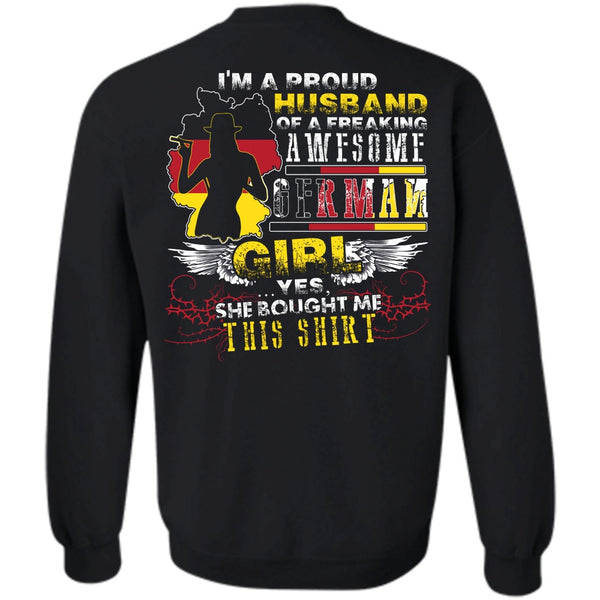 A black t-shirt with the shopify logo