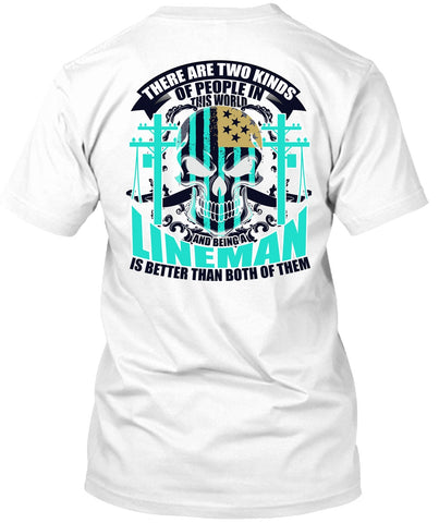 A black t-shirt with the shopify logo