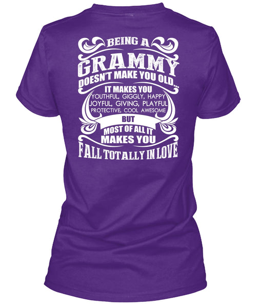 Being A Grammy T Shirt, Fall Totally In Love T Shirt